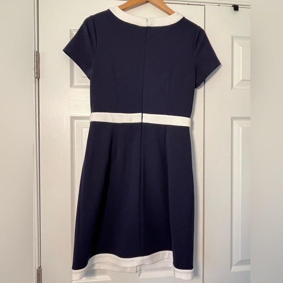 Karl Lagerfeld Blue and White Dress - Picture 3 of 10